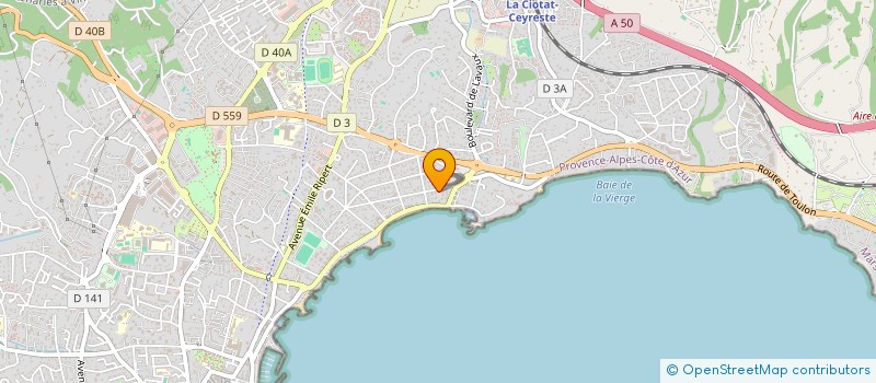 localisation de l'entreprise MONSIEUR ALAIN MARTEL  LA CIOTAT