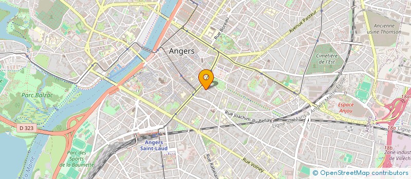 localisation de l'entreprise MONSIEUR ALAIN MARTIN à ANGERS