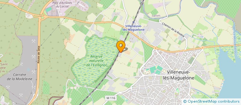 localisation de l'entreprise MONSIEUR ALAIN MARTIN  VILLENEUVE-LES-MAGUELONE