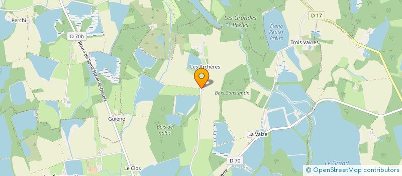 localisation de l'entreprise MONSIEUR ALAIN MARTIN  SAINT-NIZIER-LE-DESERT