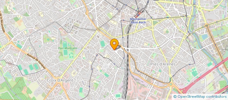 localisation de l'entreprise MONSIEUR ALAIN MARTIN  CASTELNAU-LE-LEZ