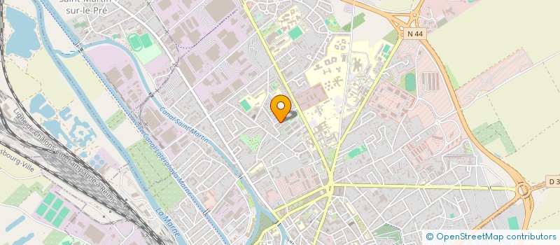localisation de l'entreprise MONSIEUR ALAIN MARTIN  CHALONS-EN-CHAMPAGNE