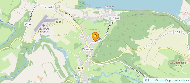 localisation de l'entreprise MONSIEUR ALAIN MARTIN  DOUCIER