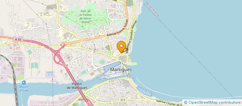 localisation de l'entreprise MONSIEUR ALAIN MARTINEZ à MARTIGUES