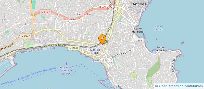 localisation de l'entreprise MONSIEUR ALAIN MARTINO  ANTIBES