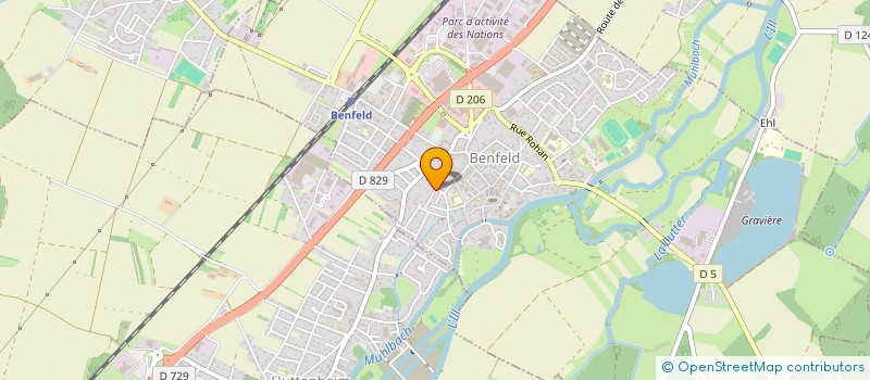 localisation de l'entreprise MONSIEUR ALAIN MARTISKA  BENFELD