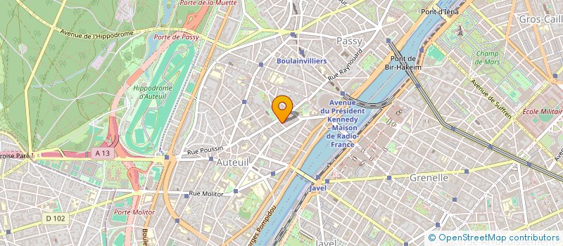 localisation de l'entreprise MONSIEUR ALAIN MARTY  PARIS