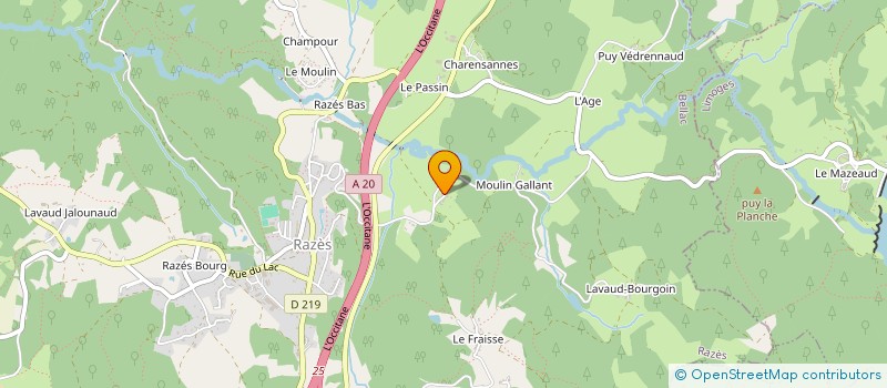 localisation de l'entreprise MONSIEUR ALAIN MARZET à RAZES