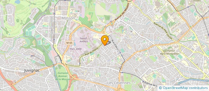 localisation de l'entreprise MONSIEUR ALAIN MARZOLF à MONTPELLIER