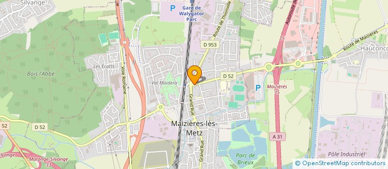 localisation de l'entreprise MONSIEUR ALAIN MASINI  MAIZIERES-LES-METZ