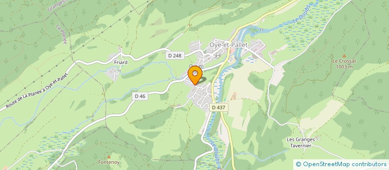 localisation de l'entreprise MONSIEUR ALAIN MASNADA  OYE-ET-PALLET