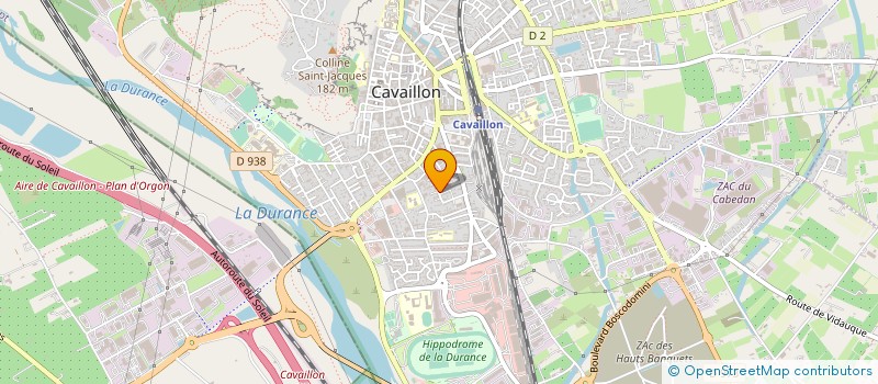 localisation de l'entreprise MONSIEUR ALAIN MASSEBOEUF à CAVAILLON