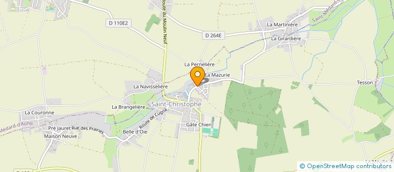 localisation de l'entreprise MONSIEUR ALAIN MASSIGNAC à SAINT-CHRISTOPHE