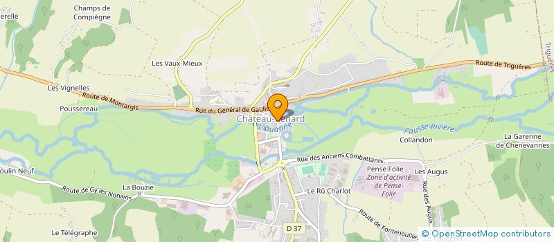 localisation de l'entreprise MONSIEUR ALAIN MATHE à CHATEAU-RENARD
