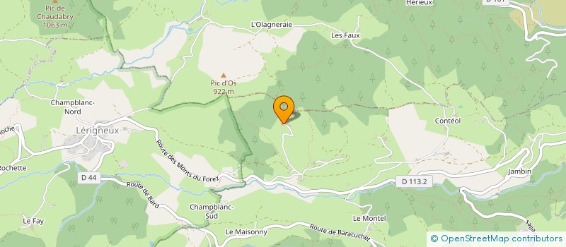 localisation de l'entreprise MONSIEUR ALAIN MATHEVON  SALLANCHES