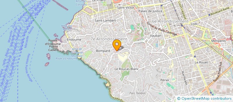 localisation de l'entreprise MONSIEUR ALAIN MATHIEU à MARSEILLE