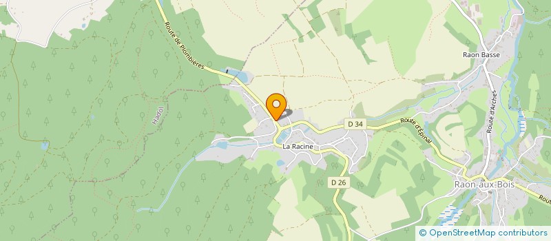 localisation de l'entreprise MONSIEUR ALAIN MATHIOT à RAON-AUX-BOIS