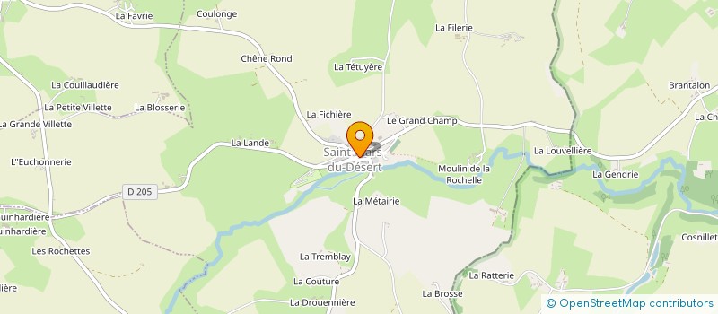 localisation de l'entreprise MONSIEUR ALAIN MAUBERT  SAINT-MARS-DU-DESERT