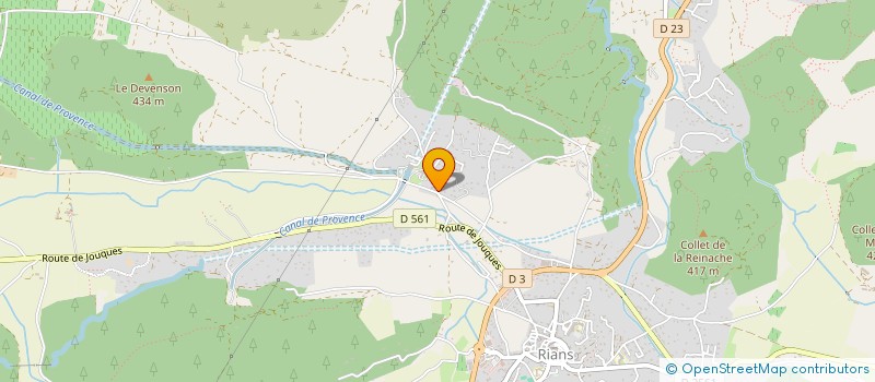 localisation de l'entreprise MONSIEUR ALAIN MAUDUIT  RIANS