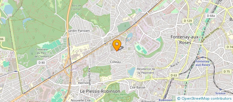 localisation de l'entreprise MONSIEUR ALAIN MAUGARD à LE PLESSIS-ROBINSON