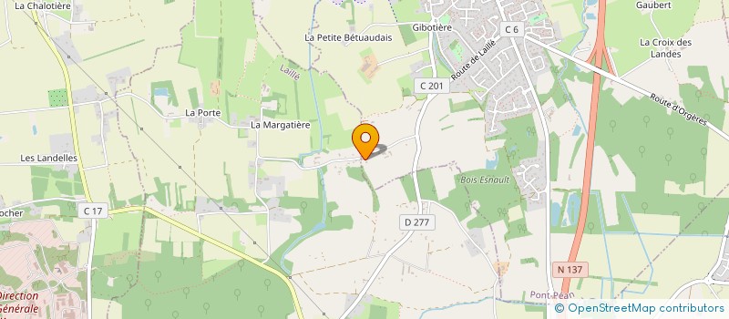 localisation de l'entreprise MONSIEUR ALAIN MAUPILE à CHARTRES-DE-BRETAGNE