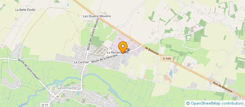 localisation de l'entreprise MONSIEUR ALAIN MAUPOIS à SALLERTAINE