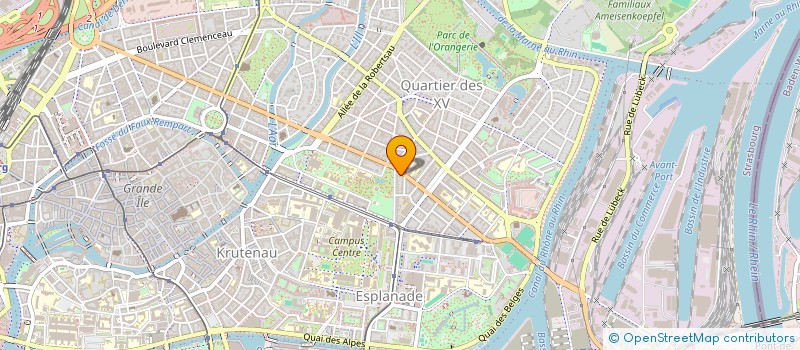 localisation de l'entreprise MONSIEUR ALAIN MAUR  STRASBOURG