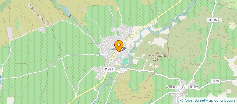 localisation de l'entreprise MONSIEUR ALAIN MAUREL  VILLEGLY