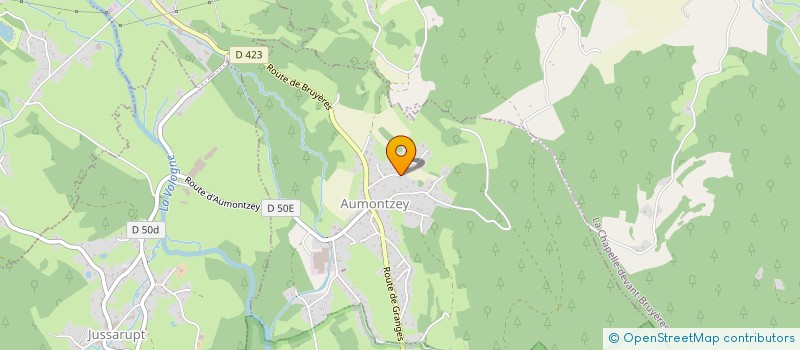 localisation de l'entreprise MONSIEUR ALAIN MAURICE  GRANGES-AUMONTZEY