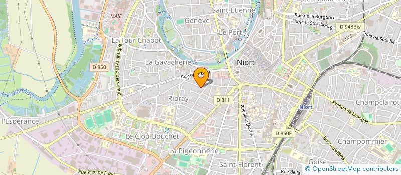 localisation de l'entreprise MONSIEUR ALAIN MAURICE à NIORT