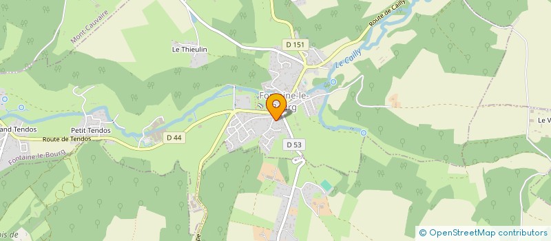 localisation de l'entreprise MONSIEUR ALAIN MAURICE YVON RETOUT  FONTAINE-LE-BOURG