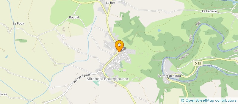 localisation de l'entreprise MONSIEUR ALAIN MAZARS à MIRANDOL-BOURGNOUNAC