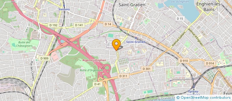 localisation de l'entreprise MONSIEUR ALAIN MAZAUD  SAINT-GRATIEN