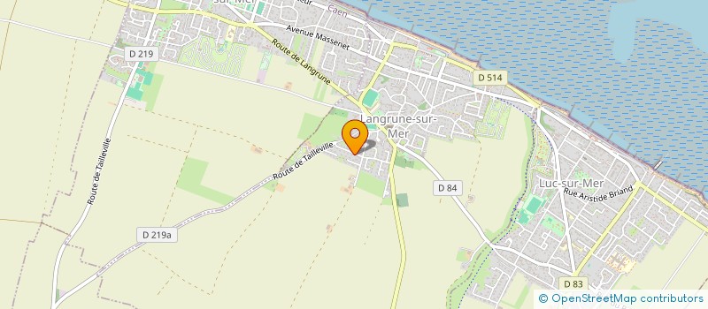 localisation de l'entreprise MONSIEUR ALAIN MAZAUD  LANGRUNE-SUR-MER