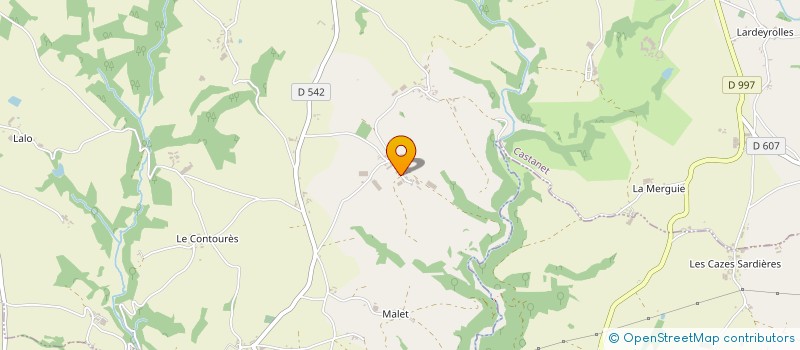 localisation de l'entreprise MONSIEUR ALAIN MAZENC  CASTANET