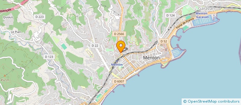 localisation de l'entreprise MONSIEUR ALAIN MAZZOLENI à MENTON