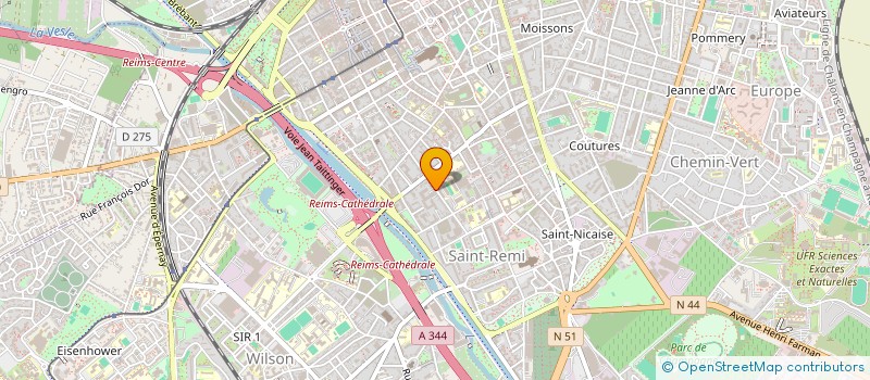 localisation de l'entreprise MONSIEUR ALAIN MEDALL  REIMS