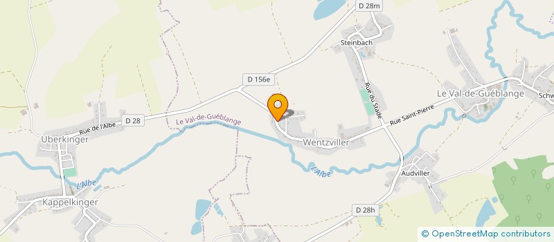 localisation de l'entreprise MONSIEUR ALAIN MEICHEL  LE VAL-DE-GUEBLANGE