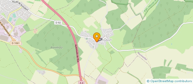 localisation de l'entreprise MONSIEUR ALAIN MELCHIORI  RIMSDORF