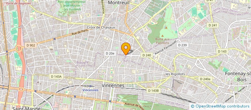 localisation de l'entreprise MONSIEUR ALAIN MELKA à MONTREUIL