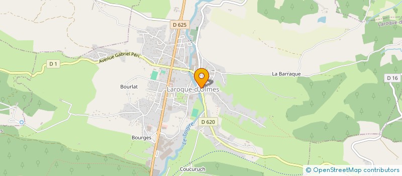 localisation de l'entreprise MONSIEUR ALAIN MELLET à LAROQUE-D'OLMES