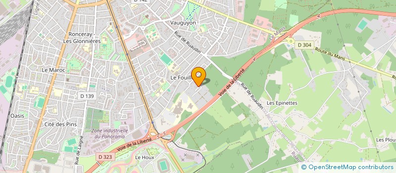 localisation de l'entreprise MONSIEUR ALAIN MENAGE  LE MANS