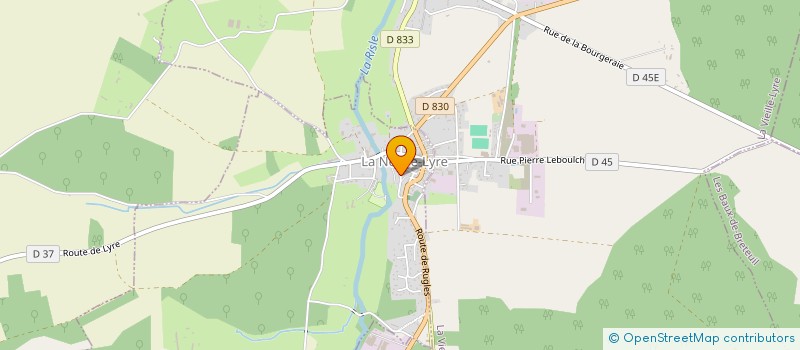 localisation de l'entreprise MONSIEUR ALAIN MENAHEM  LA NEUVE-LYRE