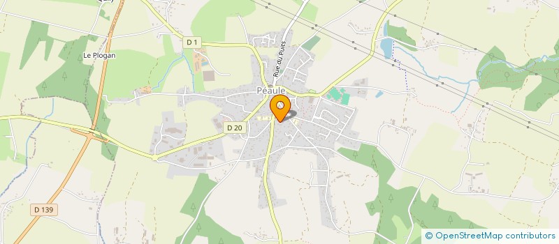 localisation de l'entreprise MONSIEUR ALAIN MENARD  PEAULE