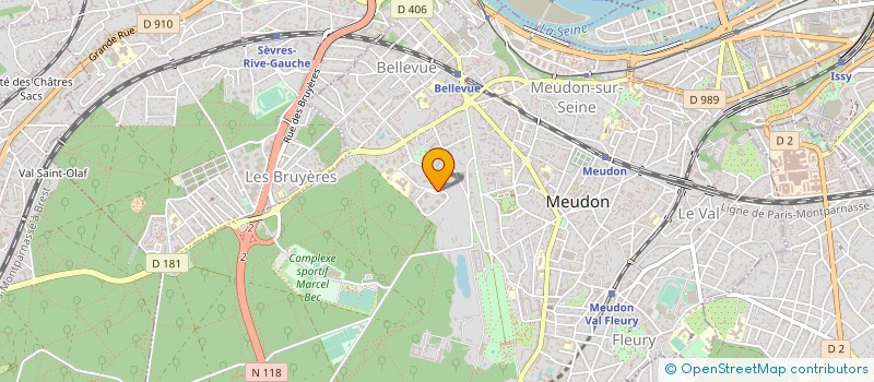localisation de l'entreprise MONSIEUR ALAIN MENEMENIS  MEUDON
