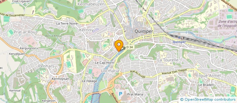 localisation de l'entreprise MONSIEUR ALAIN MENES à QUIMPER