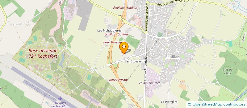 localisation de l'entreprise MONSIEUR ALAIN MENET à ECHILLAIS