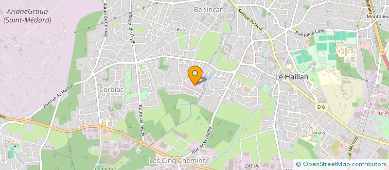 localisation de l'entreprise MONSIEUR ALAIN MENEZ  SAINT-MEDARD-EN-JALLES