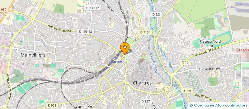 localisation de l'entreprise MONSIEUR ALAIN MERALI à CHARTRES