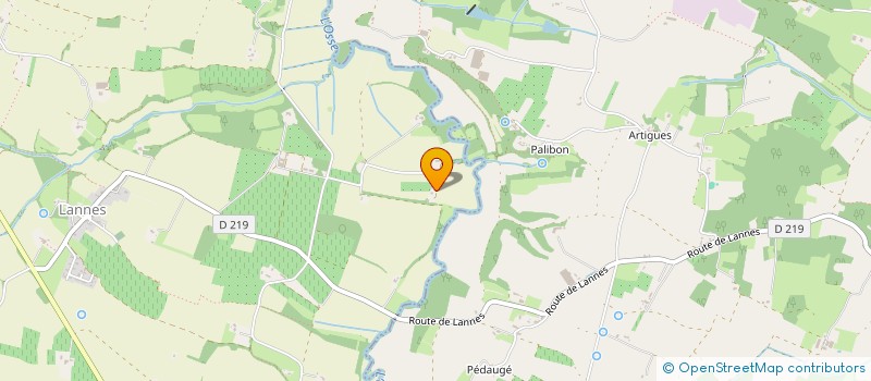 localisation de l'entreprise MONSIEUR ALAIN MERCERON  LANNES